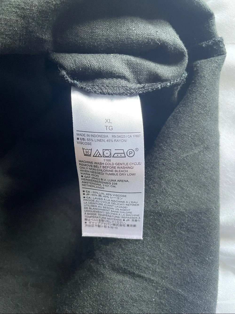 NWT Banana Republic linen-blend shirt dress - Picture 6 of 9